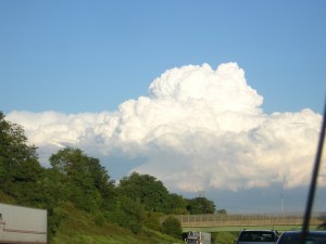 Clouds on the way into Deadstein 8-12-2008