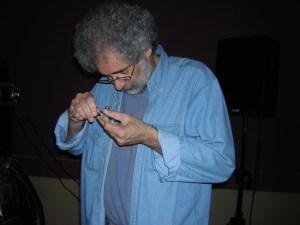 Rich checking out something on 8-12-2008