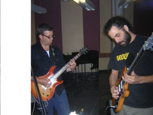 Bruce and Jason playing the blues 9-18-2008