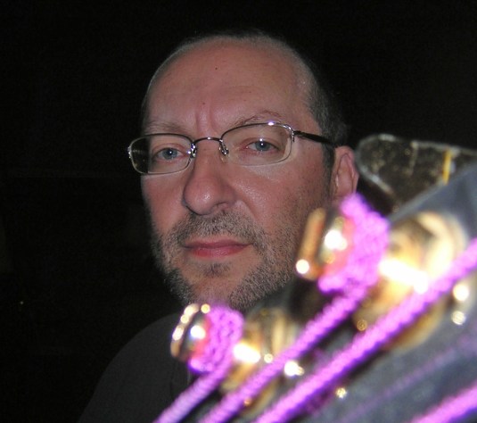 Kevin strung out by his bass 10-6-2008